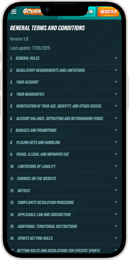 Golisimo Casino Security & Licensing